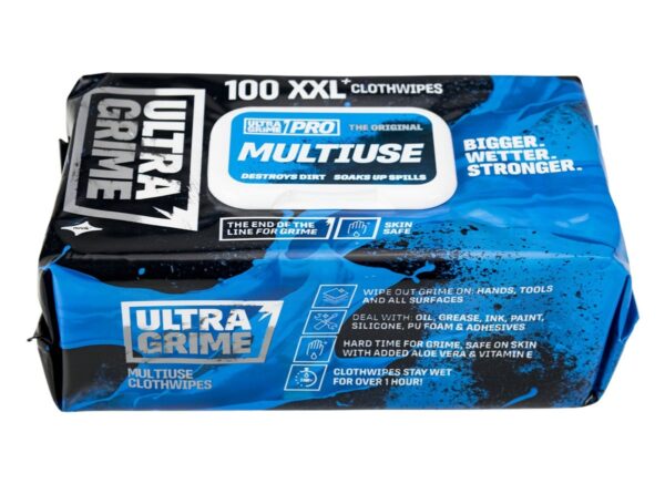 UltraGrime PRO Multiuse XXL+ Clothwipes 100pk