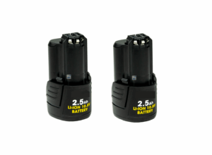 G Plus 12v Batteripakke 2,5Ah (2stk)