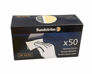 Sundstrøm Cleaning Wipes, 5226, 50/BOX, F/Clean Filter Mas