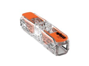 WAGO 1 KOBLINGSKLEMME 2,5 MM2 2 LEDER SKJØT 450V/32A (60stk)