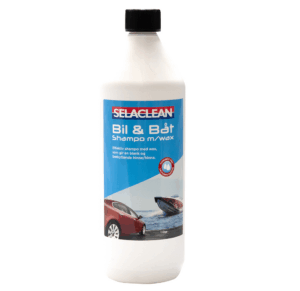 Selaclean Bil og båtshampo m/wax 1 L