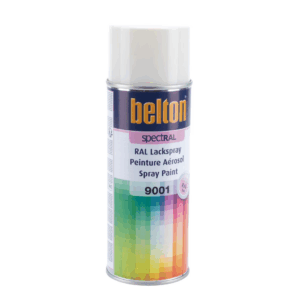 Belton spraylakk KremHvit RAL 9001 400 ML