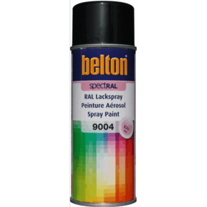 Belton spraylakk Signalsvart RAL 9004 400 ML