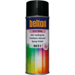 Belton spraylakk Grafitsvart RAL 9011 400 ML