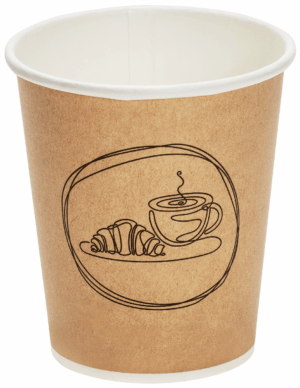 Kaffebeger papp 24cl mønstret (50)